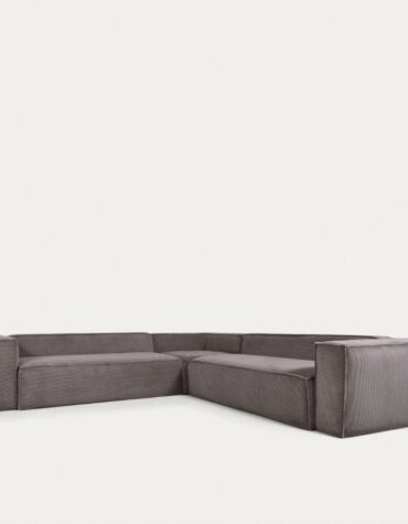 graues Polster Ecksofa