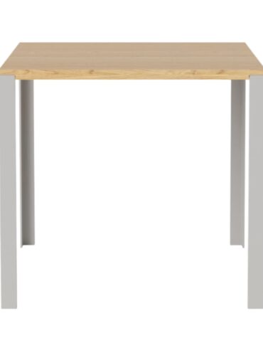 Link Tisch 130 x 130 cm weisse Beine