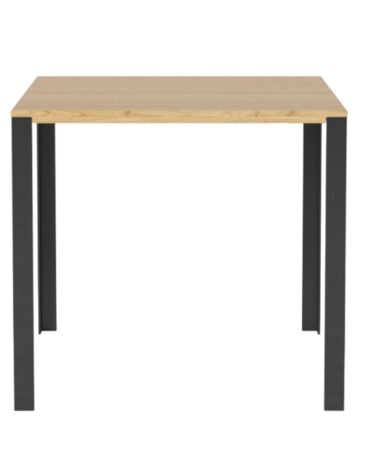 Link Tisch 130 x 130 cm schwarze Beine