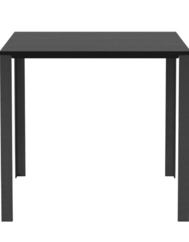 Link Tisch 130 x 130 cm schwarz
