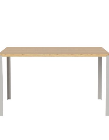Link Tisch 130 x 80 cm weisse Beine