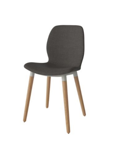 Seed Stuhl gepolstert braun
