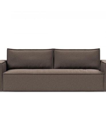 braunes Klappsofa