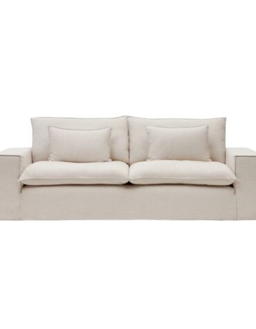 weisses Polster Sofa