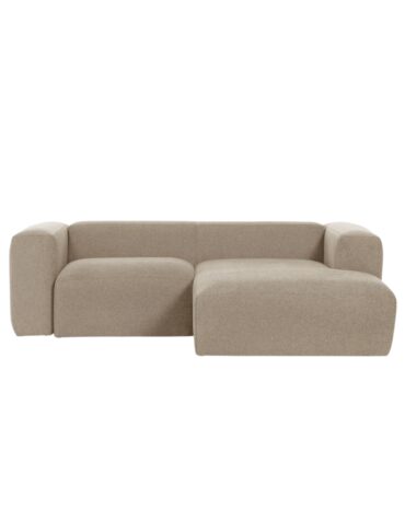 beiges L-Form Sofa