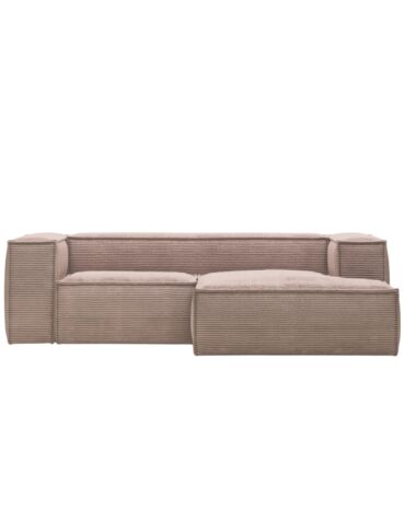 Pinkes L-Form Sofa