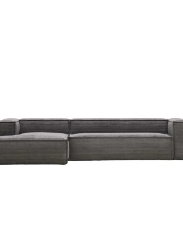 graues L-Form Sofa links