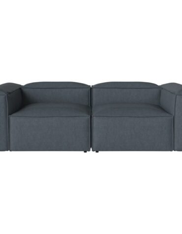 dunkelblaues Polster Sofa