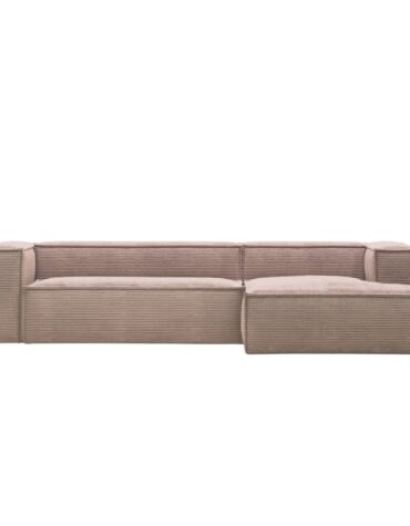 Blok 3-Sitzer-Sofa L-Form rechts pink