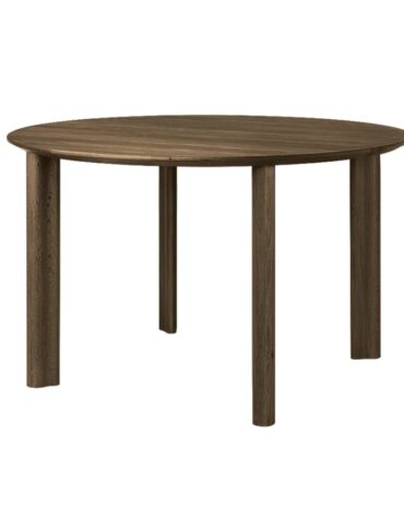 Comfort Circle Esstisch dunkel (glatte Beine)