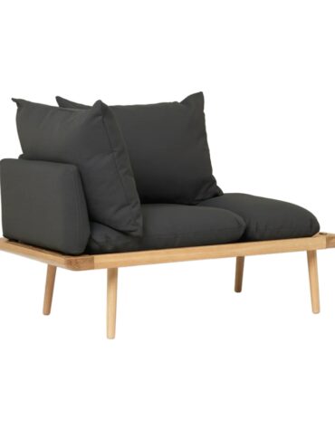 Lounge Around 1,5-Sitzer Sofa schwarz