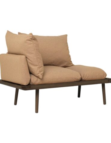 Lounge Around 1,5-Sitzer Sofa (dunkle Beine, braun)