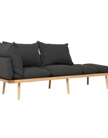 Lounge Around 3-Sitzer Sofa schwarz